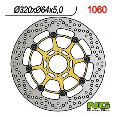 Tarcza hamulcowa przednia Ducati 1000 GT / TOURING (06-10) , PAUL SMART LE (06-07), SPORT (06-09)