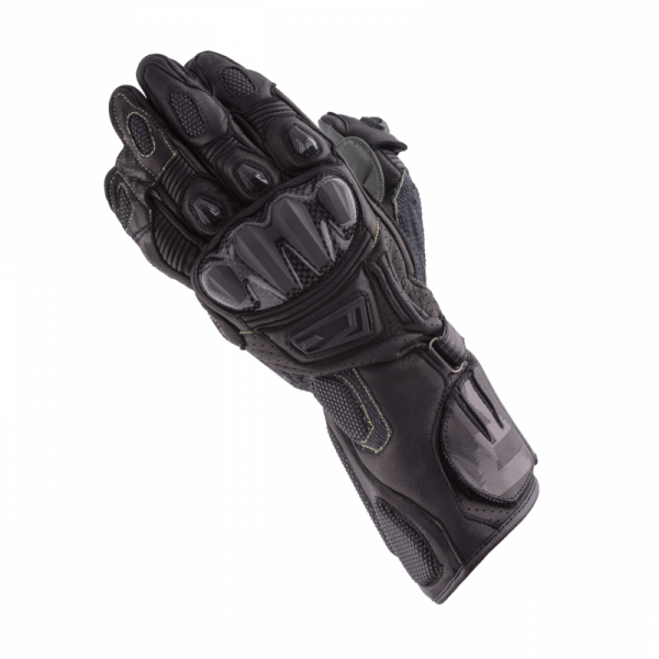RĘKAWICE DŁUGIE SKÓRZANE SPORTOWE REBELHORN REBEL BLACK S