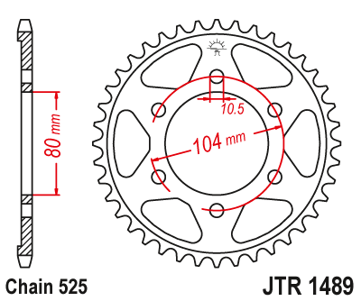 DID JT zestaw napędowy Kawasaki ZX-6R Ninja (98-02)