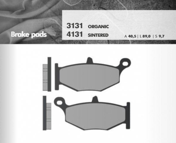 BRENTA KLOCKI HAMULCOWE SUZUKI TYŁ GSXR 600/750 K6/K7 (06-09)