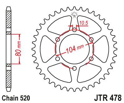 DID JT zestaw napędowy Kawasaki EX650 Ninja 650/KRT/ABS  (17-20)