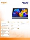 Monitor 16 cali MQ16AH FHD OLED DCI-P3:100% 1MS 400CD/M2 mHDMI USB-C USB-C/DP