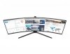 Monitor  49 cali LC49J890DKRXEN VA 3840x1080 Dual FullHD 32:9   1xHDMI 2xUSB-C 1xDP 5ms HAS głośniki zakrzywiony 3Y NBD