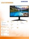 Monitor  24 cale T37F IPS 1920x1080 FHD 16:9  1xHDMI 1xDP 75Hz płaski 3YOn-Site