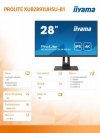 Monitor 28 cali XUB2893UHSU-B1 IPS,USB3.0,HDMI,DP,4K,3ms,300cd