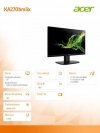 Monitor 27' KA270bmiix 1ms/ 250nits/ VGA/2xHDMI