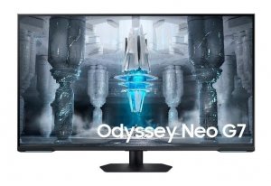 Monitor 43 cale LS43CG700NUXEN VA 3840x2160 UHD 16:10 2xHDMI/1xDP/LAN(RJ45)/2xUSB3.0 1ms(MPRT) WiFi/BT głośniki płaski 144Hz SMA