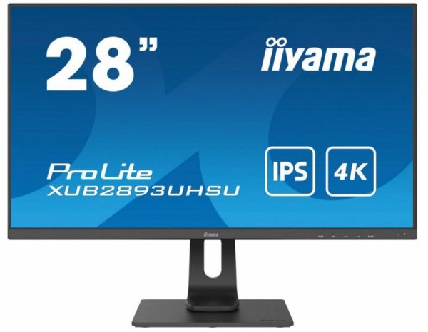 Monitor 28 cali XUB2893UHSU-B1 IPS,USB3.0,HDMI,DP,4K,3ms,300cd