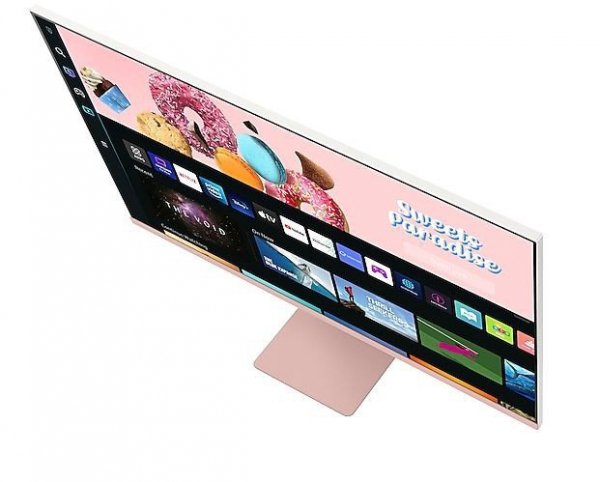 Monitor 32 cale LS32BM80PUUXEN VA 3840x2160 UHD 16:9 1xMicro HDMI/1xUSB-C+1xUSB-C (65W) 4 ms (GTG) HAS Webcam głośniki płaski ró
