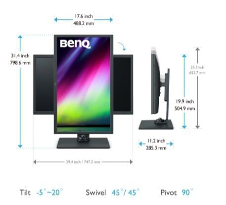 Monitor 31.5 cala SW321C 4K LED 4ms/4K/1000:1/HDMI