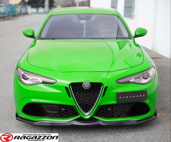 Dokładka, spoiler zderzaka CADAMURO Alfa Romeo Giulia VELOCE do malowania