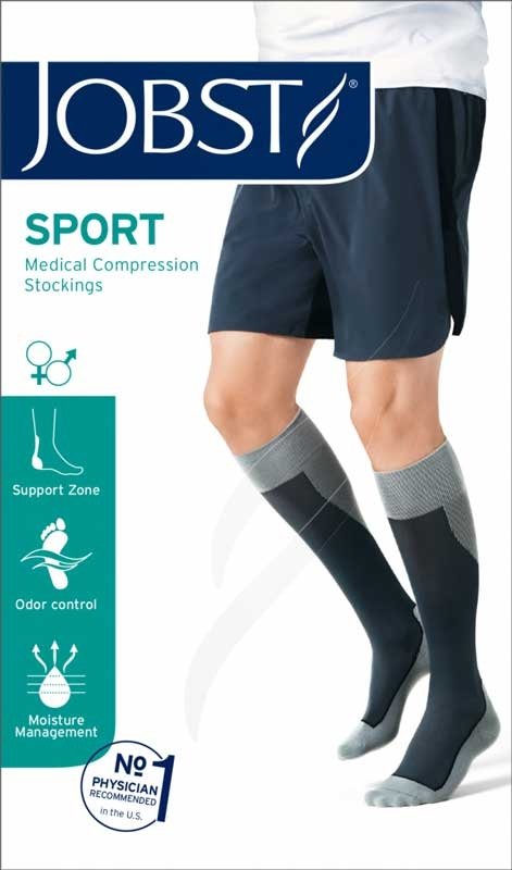 JOBST SPORT Sportowe podkolanówki uciskowe II stopnia kompresji 