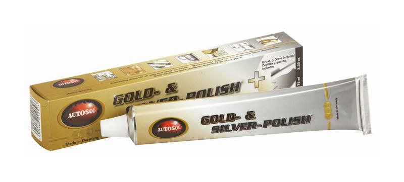 AUTOSOL pasta polerska do złota srebra gold silver polish 75 ml 