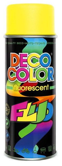 Lakier farba fluorescencyjny fluo spray żółty 400 ml 