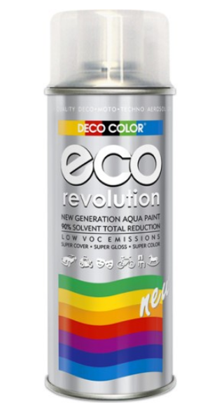 DECO ECO FARBA AKRYLOWA SPRAY DO STYROPIANU RAL BEZBARWNY 400ML	