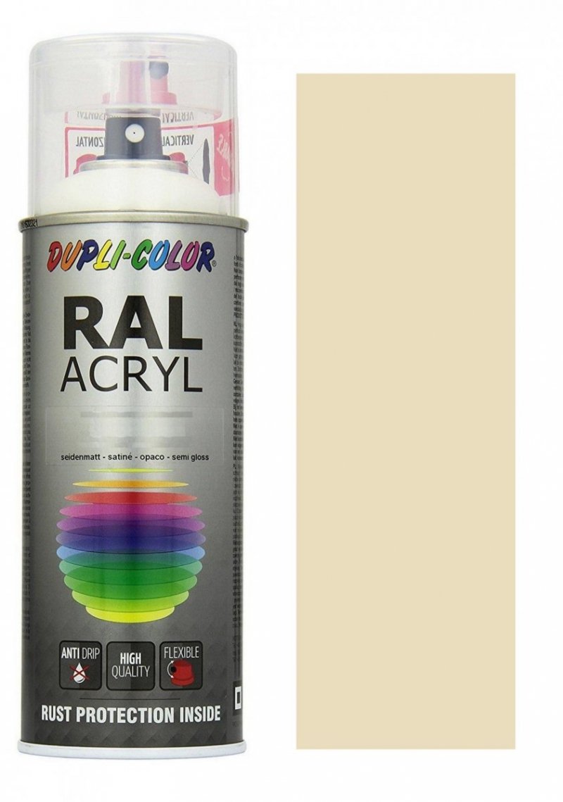 MOTIP lakier kość słoniowa farba połysk 400 ml akrylowy acryl szybkoschnący RAL 1015