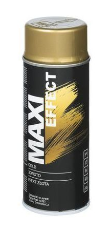 Maxi złoty lakier farba spray gold emalia uniwersalna 400 ml