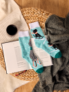 Cat and Sledge - Winter Socks - Good Mood