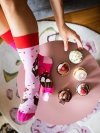 Pink Cupcakes - Socks Good Mood