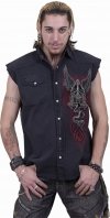 The Dead - Sleeveless Denim Spiral