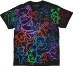 Gratefull Dead Rainbow Bears - Liquid Blue