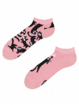 Pink Cats - Low Socks Good Mood