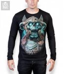 Viking Ragnarok Skull  -  Longsleeve Cool Skullz