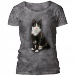 Black & White Cat - The Mountain Dámske
