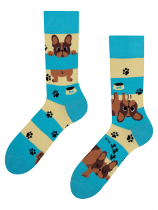 Dogs & Stripes - Socks Good Mood 