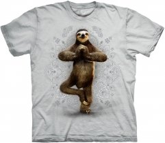 Namaste Sloth Yoga Beige - The Mountain