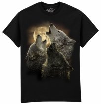 Tričko s vlkem Wolf Trinity  - TCH