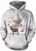 Wintertime Deer - Mikina The Mountain