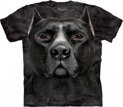 Black Pitbull Head - T-shirt The Mountain