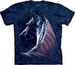 Patriotic Horse Head - The Mountain