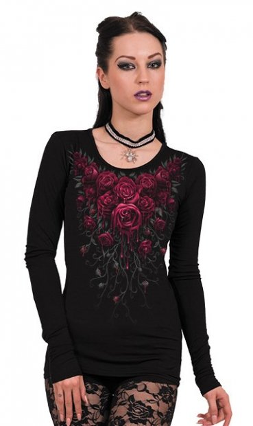 Blood Rose - Baggy Top Spiral – Ladies