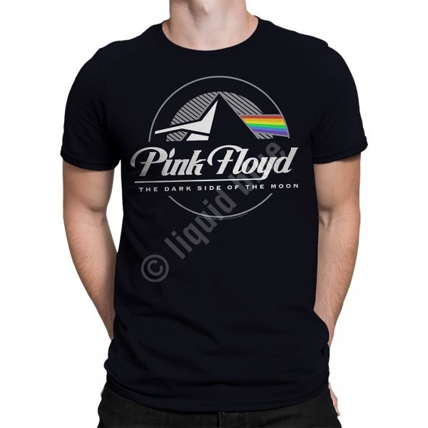 Pink Floyd Dark Side Graphic - Liquid Blue