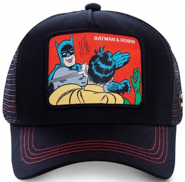 Batman &amp; Robin Black DC - Kšiltovka Capslab