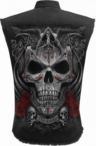 The Dead - Sleeveless Denim Spiral