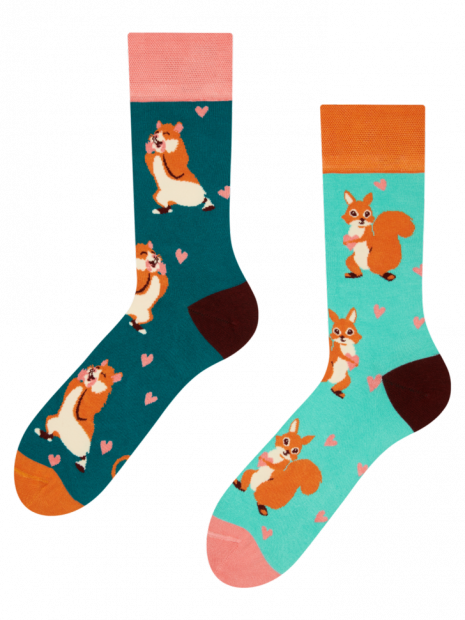 Křeček a veverka - Bambusové Ponožky