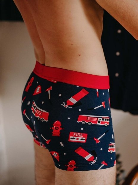 Firefighter - Mens Fitted Trunks