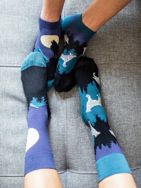 Wolf - Low Socks Good Mood