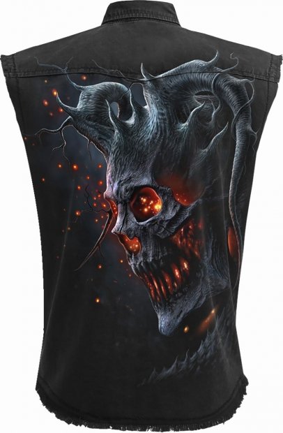 Death Embers - Sleeveless Denim Spiral