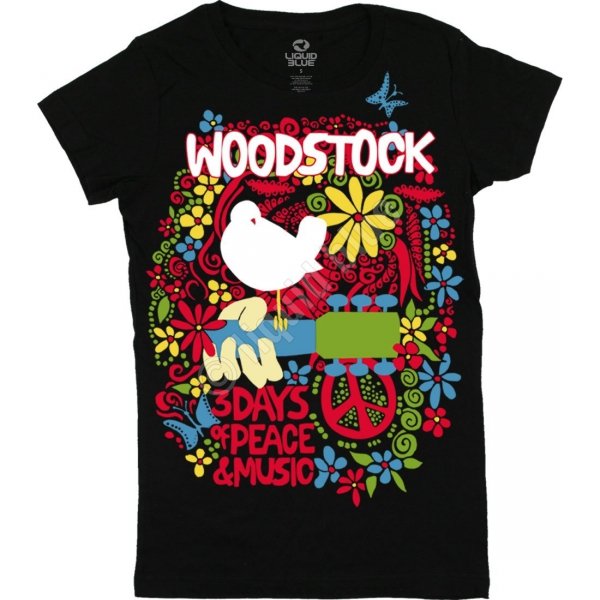 Woodstock Aquarian Exposition - Ladies Liquid Blue