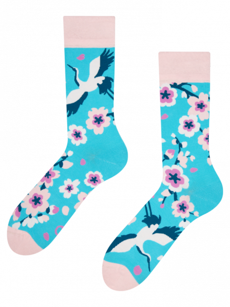 Sakura &amp; Heron - Socks Good Mood