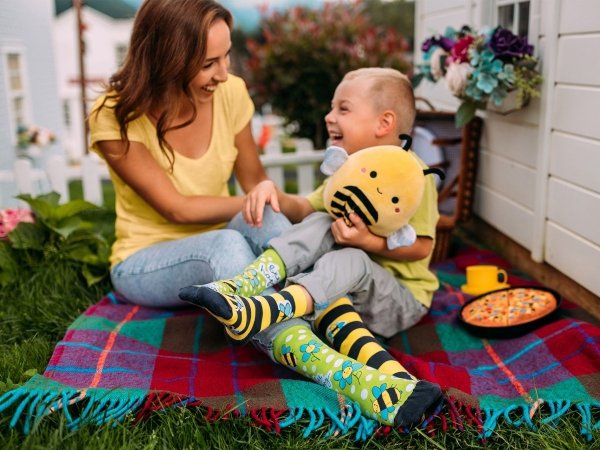 Bee Happy - Junior Socks - Good Mood