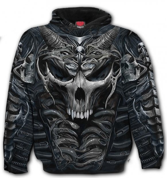 Skull Armour - Hoodie Spiral