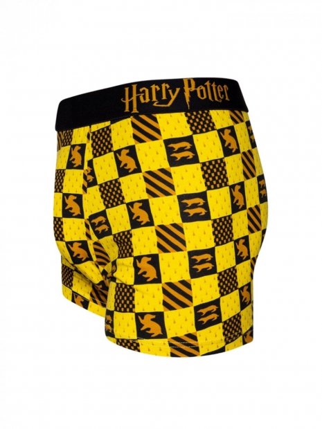 Harry Potter Hufflepuff - Mens Fitted Trunks Good Mood