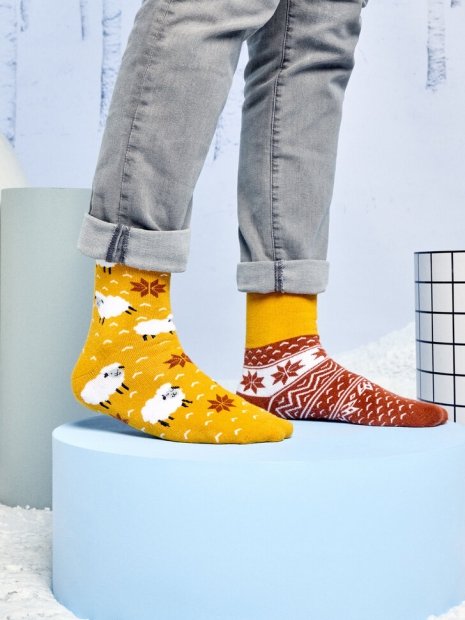 Sheep in a Sweater - Winter Socks - Good Mood
