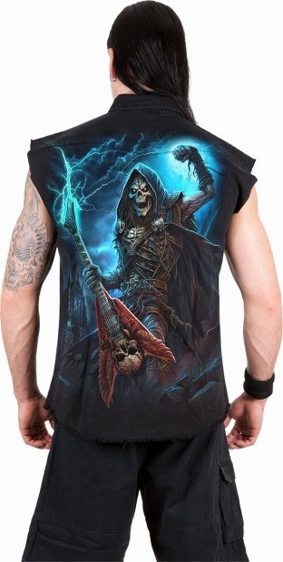 Dead Metal - Sleeveless Denim Spiral
