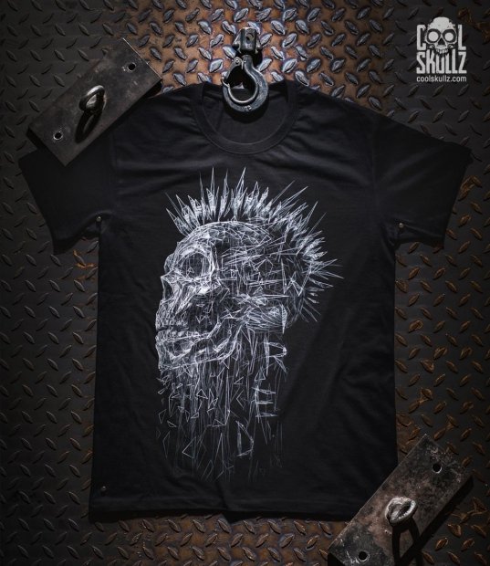 Wired Punk Skull - Cool Skullz